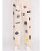 Hight Waist Multi Patches Jogger Pants CREAM