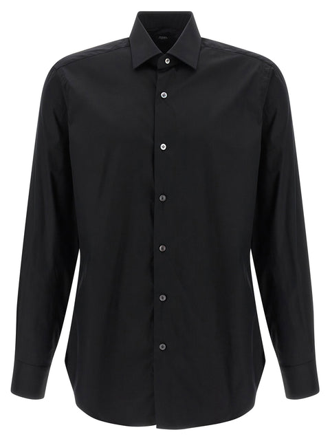 Barba Stretch Cotton Shirt
