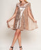 SPECIAL TREATMENT SEQUIN MINI DRESS