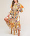 AESTHETIC POSE WOVEN MIDI DRESS