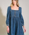 EXOTIC ESCAPE DENIM MINI DRESS