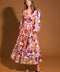 BLOSSOM BEAUTY WOVEN MIDI DRESS