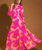CUNNINGHAM FLORALS WOVEN MAXI DRESS