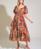 BRING US BACK WOVEN MIDI DRESS