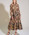 CELESTIAL BEAUTY WOVEN MIDI DRESS