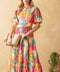 SWEET SOIREE WOVEN MIDI DRESS