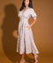 PERFECT VISION WOVEN MIDI DRESS