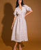 PERFECT VISION WOVEN MIDI DRESS