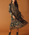 ALONG THE WAY WOVEN MIDI DRESS