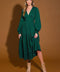 POSH PRESENCE WOVEN MIDI DRESS