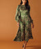 MOMENTS OF CLARITY WOVEN MIDI DRESS