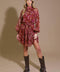 ARTISTIC ESSENCE WOVEN MINI DRESS