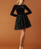 CAFÉ CONVERSATION WOVEN MINI DRESS