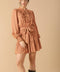 WANDERING MIND WOVEN MINI DRESS