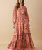 WHISPERING WILLOWS WOVEN MAXI DRESS