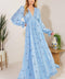 RIPPLES OF TIME WOVEN MAXI DRESS