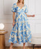 BLOOMING DAY WOVEN MIDI DRESS