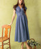 BRIGHT MORNINGS WOVEN MIDI DRESS