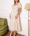SUNSET GAZING WOVEN MIDI DRESS