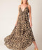BEACH BUM LEOPARD WOVEN MAXI DRESS