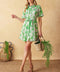 MYSTERIES OF THE NIGHT WOVEN MINI DRESS