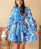 MOONSTONE DREAMS WOVEN MINI DRESS