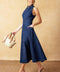COOL GIRL DENIM MIDI DRESS