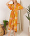 BUDDING HEARTS WOVEN MIDI DRESS
