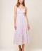 DAYLIGHT GLIMMER LAVENDER WOVEN MIDI DRESS
