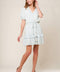 SKYWARD BLUE WOVEN MINI DRESS