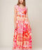 DRIVE-IN MOVIE WOVEN MAXI DRESS