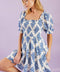 THROUGH THE GARDEN WOVEN MINI DRESS