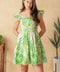 ADORABLE INTENTIONS WOVEN MINI DRESS