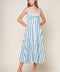 LUSH WITH LIFE WOVEN MIDI DRESS