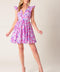 BETTER WITHOUT YOU WOVEN MINI DRESS