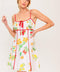 HEART OF GOLD WOVEN MINI DRESS
