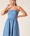 BACK IN LOVE DENIM MINI DRESS