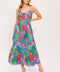 SLOW MOTION LOVE WOVEN MIDI DRESS