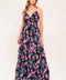 PURE SUNSHINE BLACK WOVEN MAXI DRESS