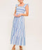 MIDSUMMER PETALS WOVEN MIDI DRESS