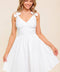 LOVABLE SPIRIT WHITE DENIM WOVEN MINI DRESS