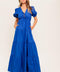 SUMMER GLOW ROYAL BLUE WOVEN MAXI DRESS