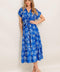 GREEK ISLE MEDALLION WOVEN MIDI DRESS