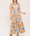 HAZEL DREAM IVORY WOVEN MIDI DRESS
