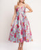 ELEVATED GARDEN WOVEN MIDI DRESS