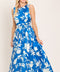 SAPPHIRE FANTASY BLUE WOVEN MAXI DRESS