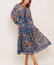 BOHEMIAN TAPESTRY WOVEN MIDI DRESS