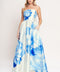LUXE PEONY WOVEN MAXI DRESS