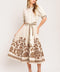 ROMANTIC HEIRLOOM WOVEN MIDI DRESS