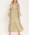 TRIBAL WHISPER WOVEN MIDI DRESS